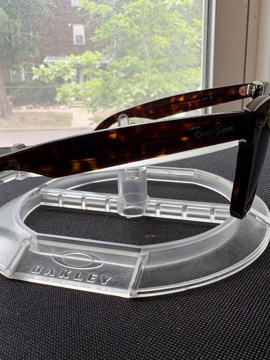 Ray-Ban (RB2140) Original Wayfarer sunglasses (tortoise frame/green lens) main image 7